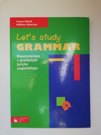 Zdjęcie oferty: Let's study grammar PWN z gramatyki angielskiego