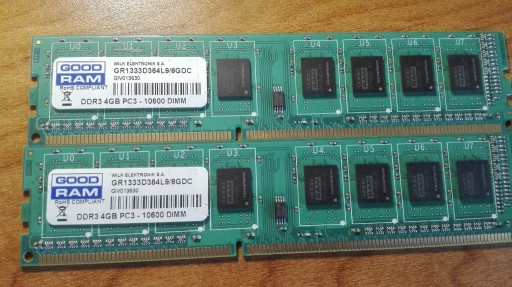 Zdjęcie oferty: Pamięć RAM GOODRAM 8 GB 1333 MHz