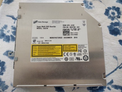 Zdjęcie oferty: Napęd LG DVD RW GA31N slim 12.5mm