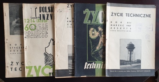 Zdjęcie oferty: ŻYCIE TECHNICZNENE - 1937 R.  LWÓW