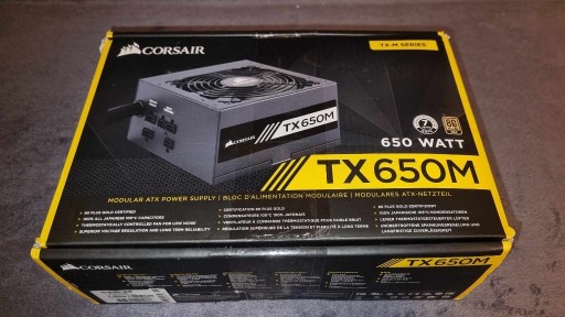 Zdjęcie oferty: Zasilacz Corsair TX650M 650W