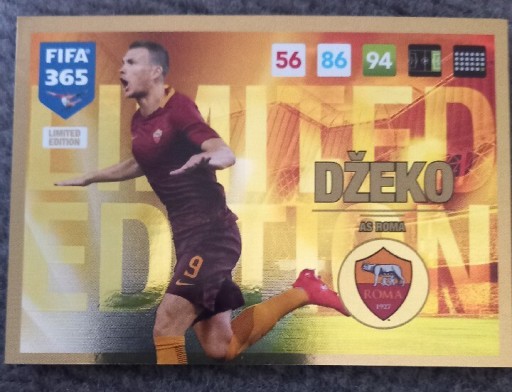 Zdjęcie oferty: Džeko Limited Edition 2017 Panini 