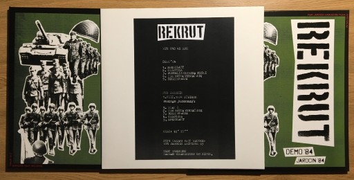 Zdjęcie oferty: REKRUT JAROCIN 84 PUNK TEST PRESS GREEN BLACK