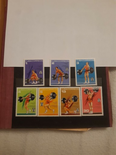 Zdjęcie oferty: Znaczki pocztowe sport ( Cuba lata 70 )