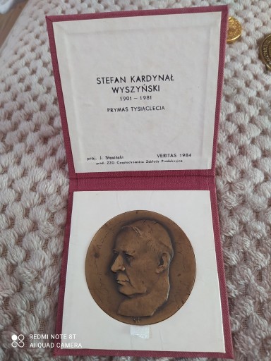 Zdjęcie oferty: Medalion Kardynał Stefan Wyszyński