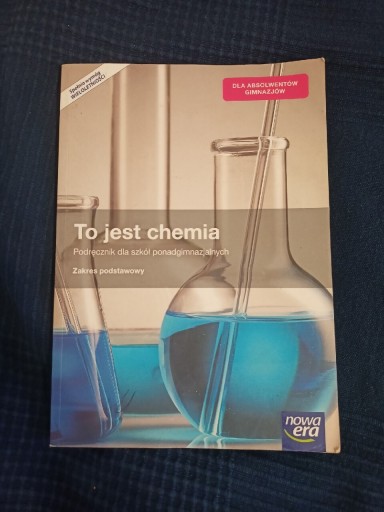 Zdjęcie oferty: Podręcznik Nowa Era "To jest chemia" 