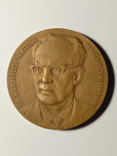 Zdjęcie oferty: Medal dr Władysław Terlecki Numizmatyk