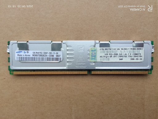 Zdjęcie oferty: Samsung 1GB DDR2 PC2-5300F FB-DIMM ECC M395T2953EZ4 IBM