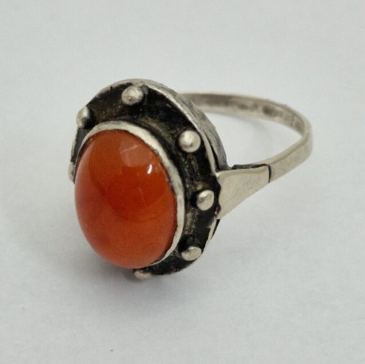 Zdjęcie oferty: Srebrny pierścionek ZZO z kamieniem