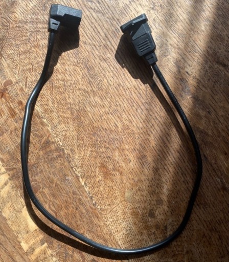 Zdjęcie oferty: Przedłużacz kabla zasilającego 65 cm PC-189-6 