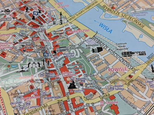 Zdjęcie oferty: 2x mapa Warszawy, 2011