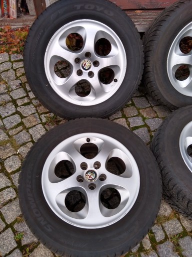 Zdjęcie oferty:  Alufelgi Alfa Romeo  Opony Toyo 205/60 r15 koła