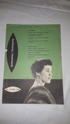 Zdjęcie oferty: Śpiewamy i tańczymy -głos i fortepian-19(145) 1960