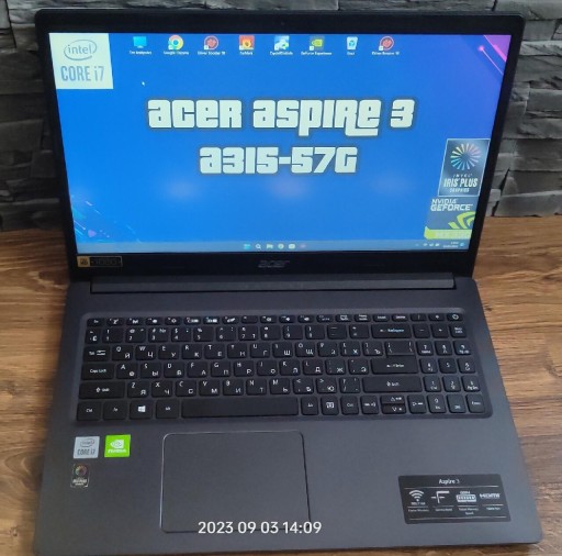 Zdjęcie oferty: Laptop do gier Acer aspire 3 a315-57G jak nowy 