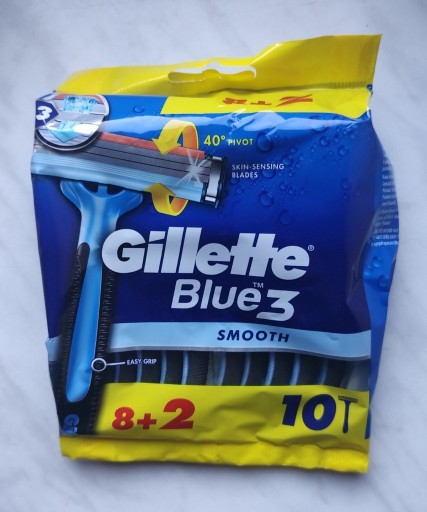Zdjęcie oferty: Gillette Blue 3 Smooth 10 szt.maszynki do golenia 