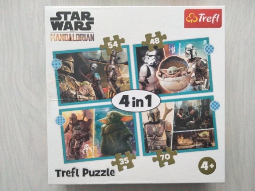 Zdjęcie oferty: Puzzle 207 el. 4in1 Star Wars Mandaliorian Trefl