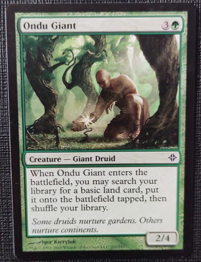 Zdjęcie oferty: Ondu Giant- edycja Rise of the Eldrazi MTG