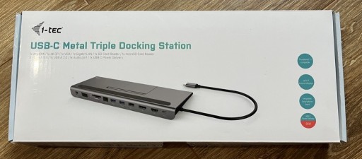 Zdjęcie oferty: NOWA Stacja dokująca i-tec USB-C C31FLATDOCKPDPLUS