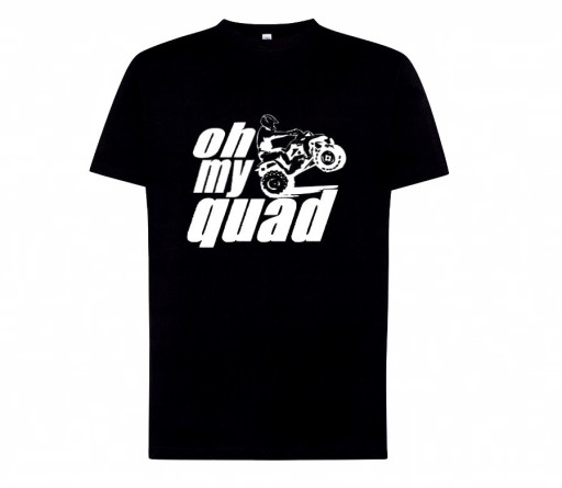 Zdjęcie oferty: XL - "oh my quad" koszulka CZARNA quad