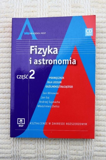 Zdjęcie oferty: Fizyka i astronomia część 2 - podręcznik liceum