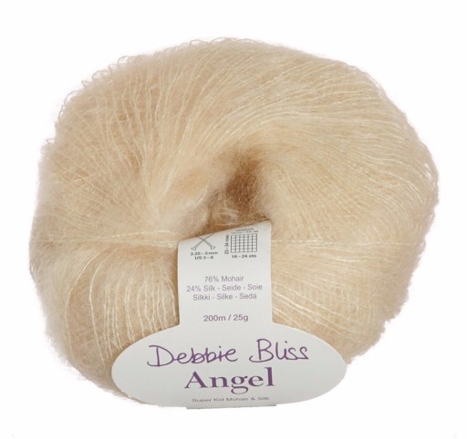 Zdjęcie oferty: Debbie Bliss Angel - buttermilk - moher + jedwab