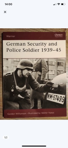 Zdjęcie oferty: Osprey German Security and Police Soldier 1939-45