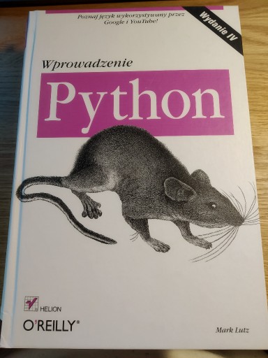 Zdjęcie oferty: Książka Python wydanie IV Mark Lutz