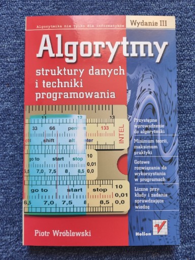 Zdjęcie oferty: Algorytmy struktury danych techniki programowania
