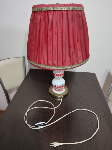 Zdjęcie oferty: Lampa stołowa porcelana 