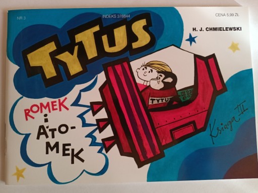 Zdjęcie oferty: Komiks z autografem Henryka J.Chmielewskiego