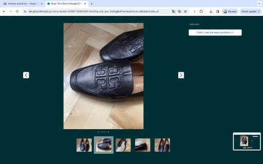 Zdjęcie oferty: Tory Burch buty damskie rozmiar 41