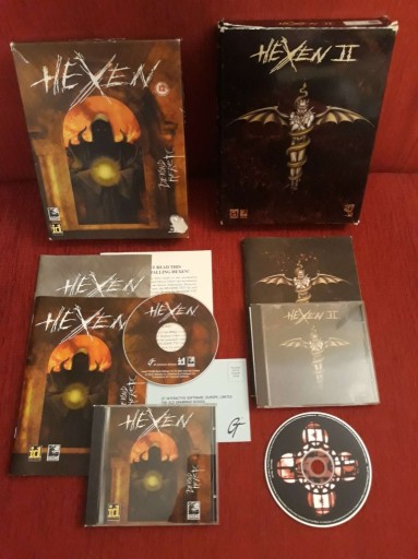 Zdjęcie oferty: Hexen + Hexen II - PC Big Box Eng