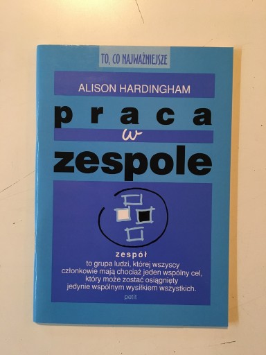 Zdjęcie oferty: ALISON HARDINGHAM - PRACA W ZESPOLE