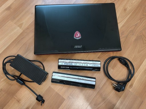 Zdjęcie oferty: Laptop MSI GE70 2QD Apache i7 4720HQ 16GB GTX950M 1TB HDD 250GB SSD