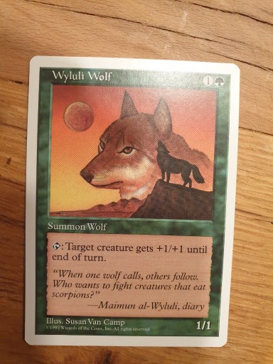 Zdjęcie oferty: Wyluli Wolf Magic the Gathering