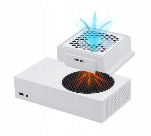 Zdjęcie oferty: Wentylator chłodzący  LED RGB do Xbox Series S