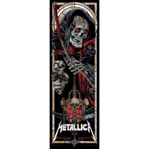 Zdjęcie oferty: Metallica The Reaper Kraków 2018 plakat