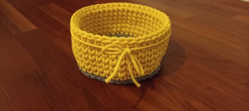 Zdjęcie oferty: Koszyk ze sznurka bawełnianego