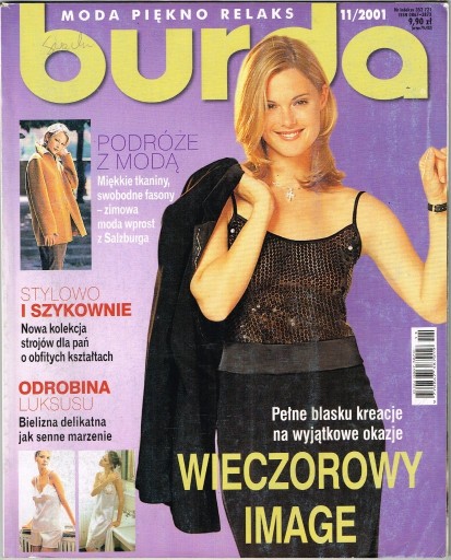 Zdjęcie oferty: BURDA 11 / 2001 + wykroje