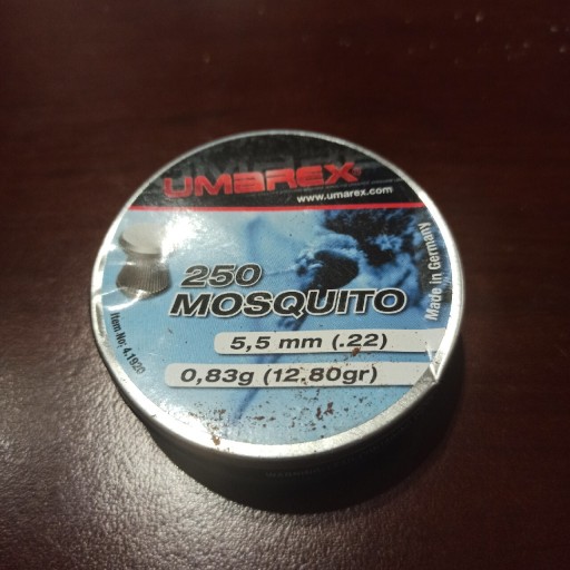 Zdjęcie oferty: Śrut 5.5mm Umarex Mosquito 250 szt. 