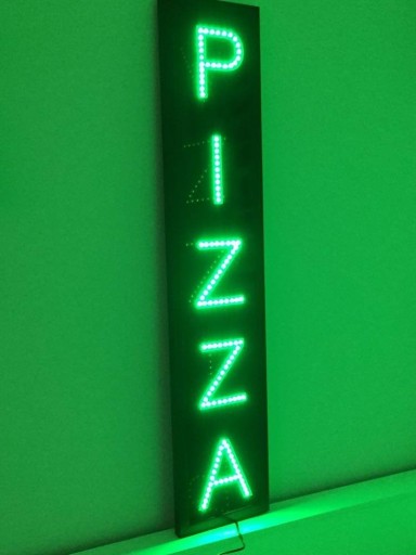 Zdjęcie oferty: LED Reklama PIZZA 120x25 cm diodowa zewnętrzna