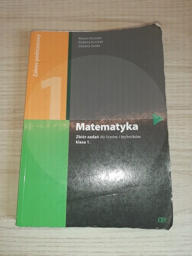 Zdjęcie oferty: Matematyka 1 zbiór zadań zakres podstawowy