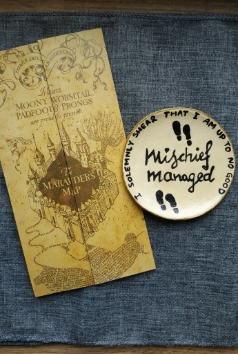 Zdjęcie oferty: Taca podstawka na biżuterię Harry Potter Handmade