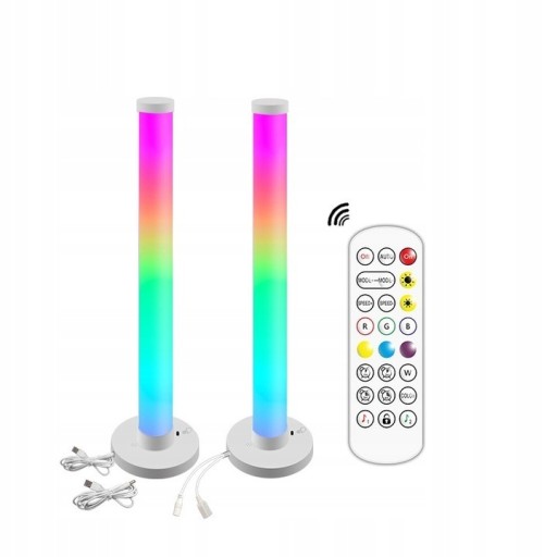 Zdjęcie oferty: LAMPKI KOLUMNY LED  RGB  APP BT USB