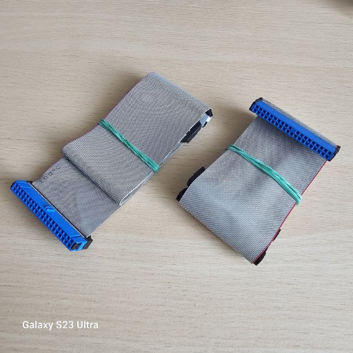 Zdjęcie oferty: Taśma Kabel ATA PATA IDE 40 Pin 45cm HDD Napęd DVD Retro komputer dyskietka