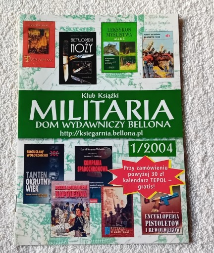 Zdjęcie oferty: Folder reklamowy Dom Książki Militaria, 1/2004