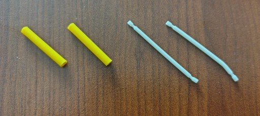 Zdjęcie oferty: LEGO Technic 2x przewód biały bb008c05L + 2x żółty wąż 75c03