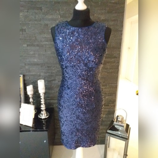 Zdjęcie oferty: Sylwestra Sukienka NEW LOOK niebieskie cekiny