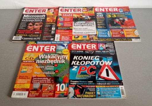 Zdjęcie oferty: Enter - 2002-2005 (5 numerów + 5 płyt)