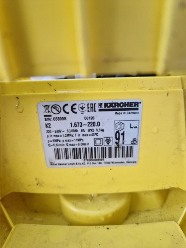 Zdjęcie oferty: Karcher K2 1.673-220